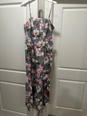 Express Misty Blue Spaghetti Strap Dress